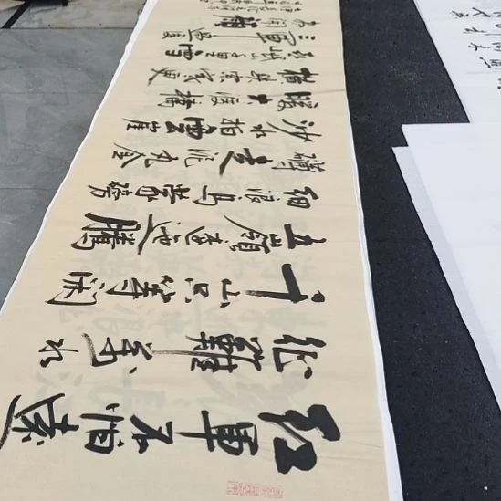 翰墨白武坤老师作品一副