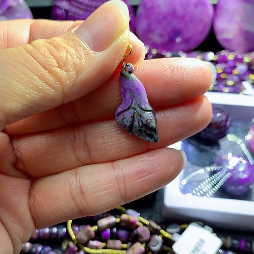 【闪购商品】苏纪石（舒俱来）18K金镶嵌吊坠赠链