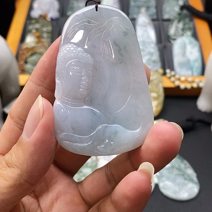 翡翠未镶嵌吊坠(不含链)了***挂件