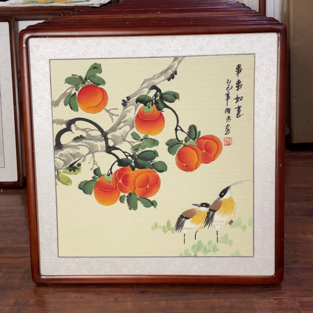 国画带框尺寸63*63厘米