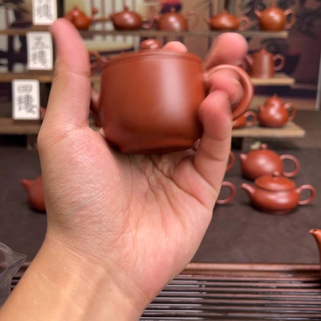 紫砂茶壶汉瓦60cc