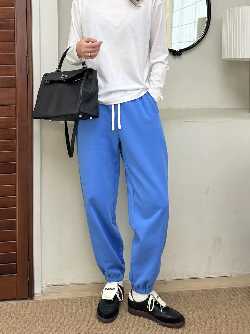 Seawhen海维恩「超舒适束口裤」小红薯早春 GIRL拉长腿部线条宽连腰