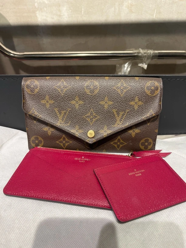 95新 LouisVuitton/路易威登 复燃精选/老花三合一钱包