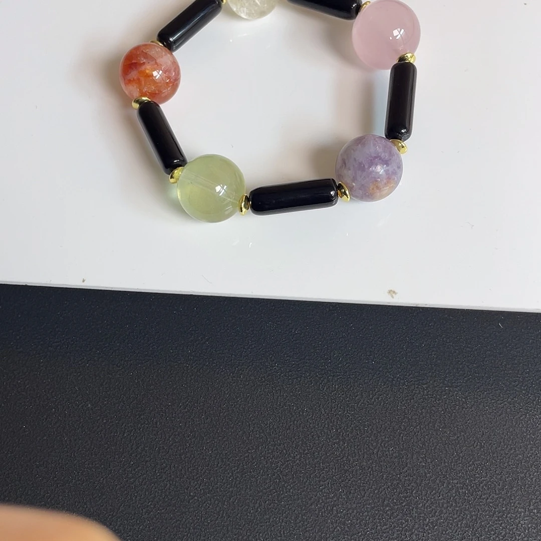 未镶嵌水晶手串手串黑茶设计款