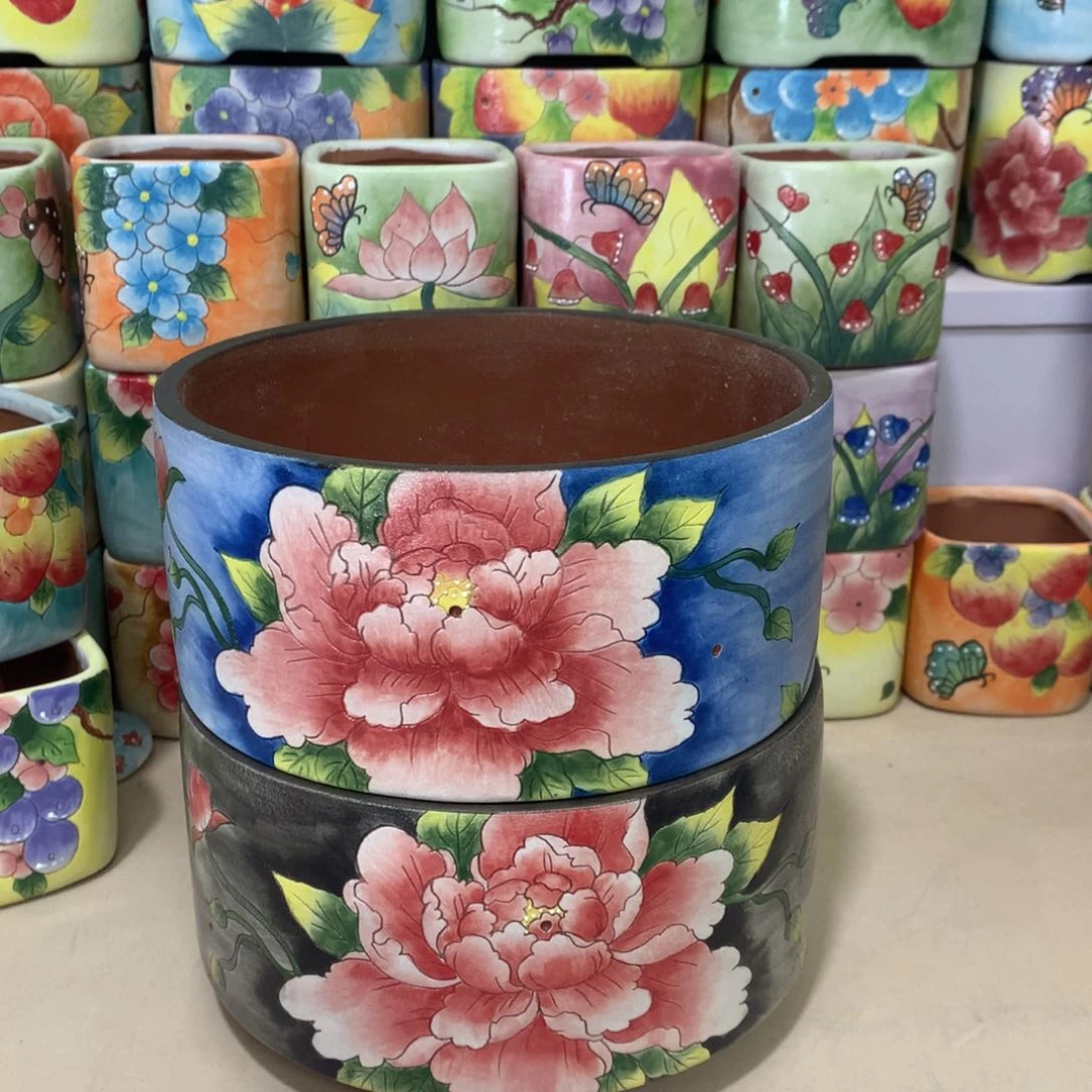 福利正品红陶花盆