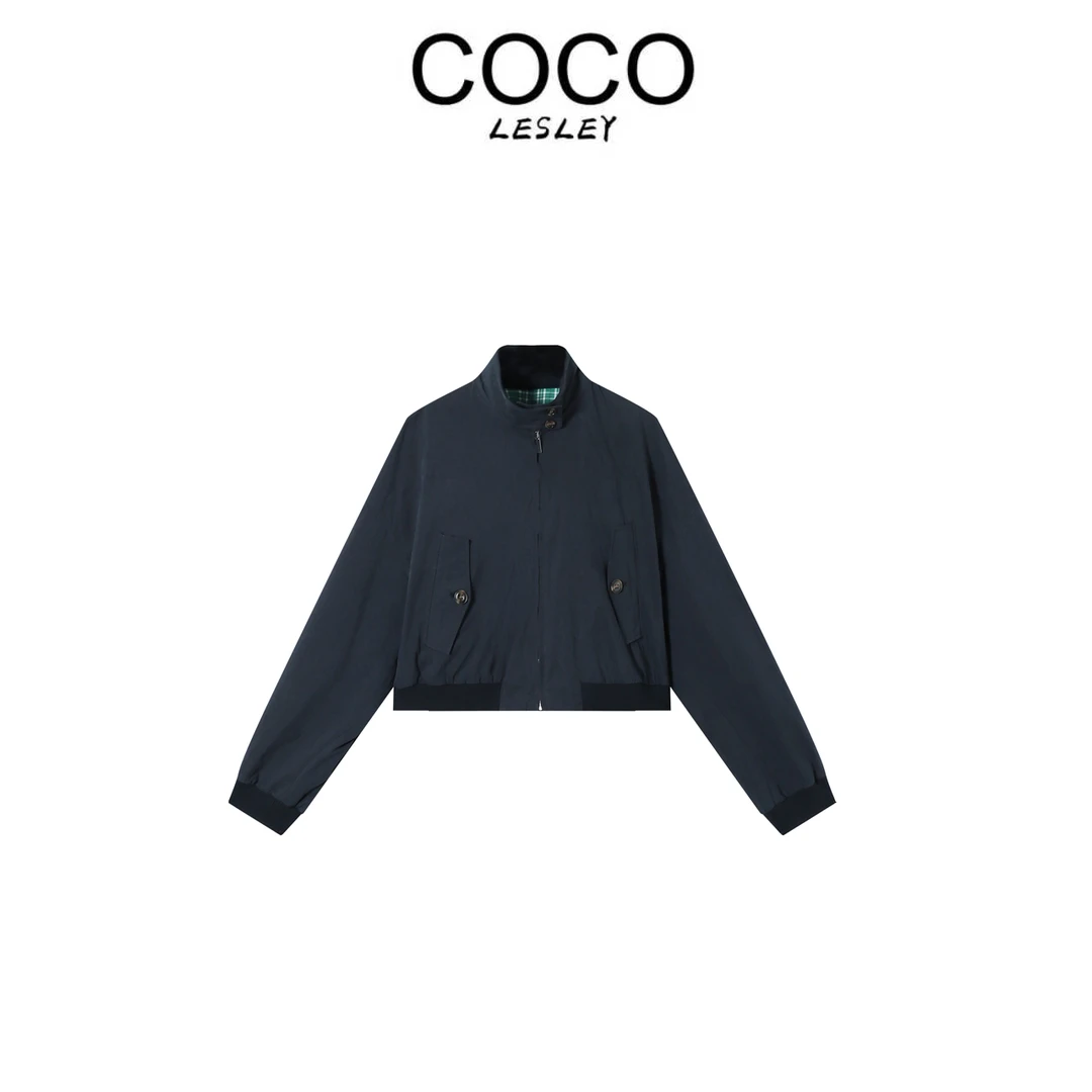 【COCO LESLEY】秋季女纯色山本风短外套休闲百搭女士25C-M61983