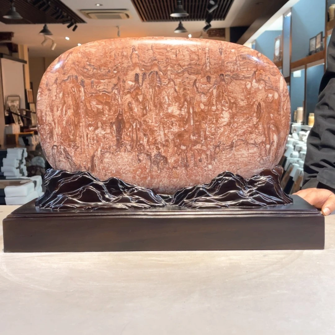 彩石三峡清江画面石