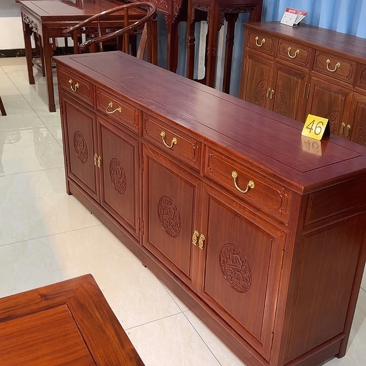 燃***烧花梨木类储物柜178/40/80餐边柜刺猬紫檀两个