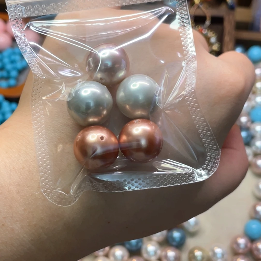 16mm贝珠5颗组合手工半成品散珠