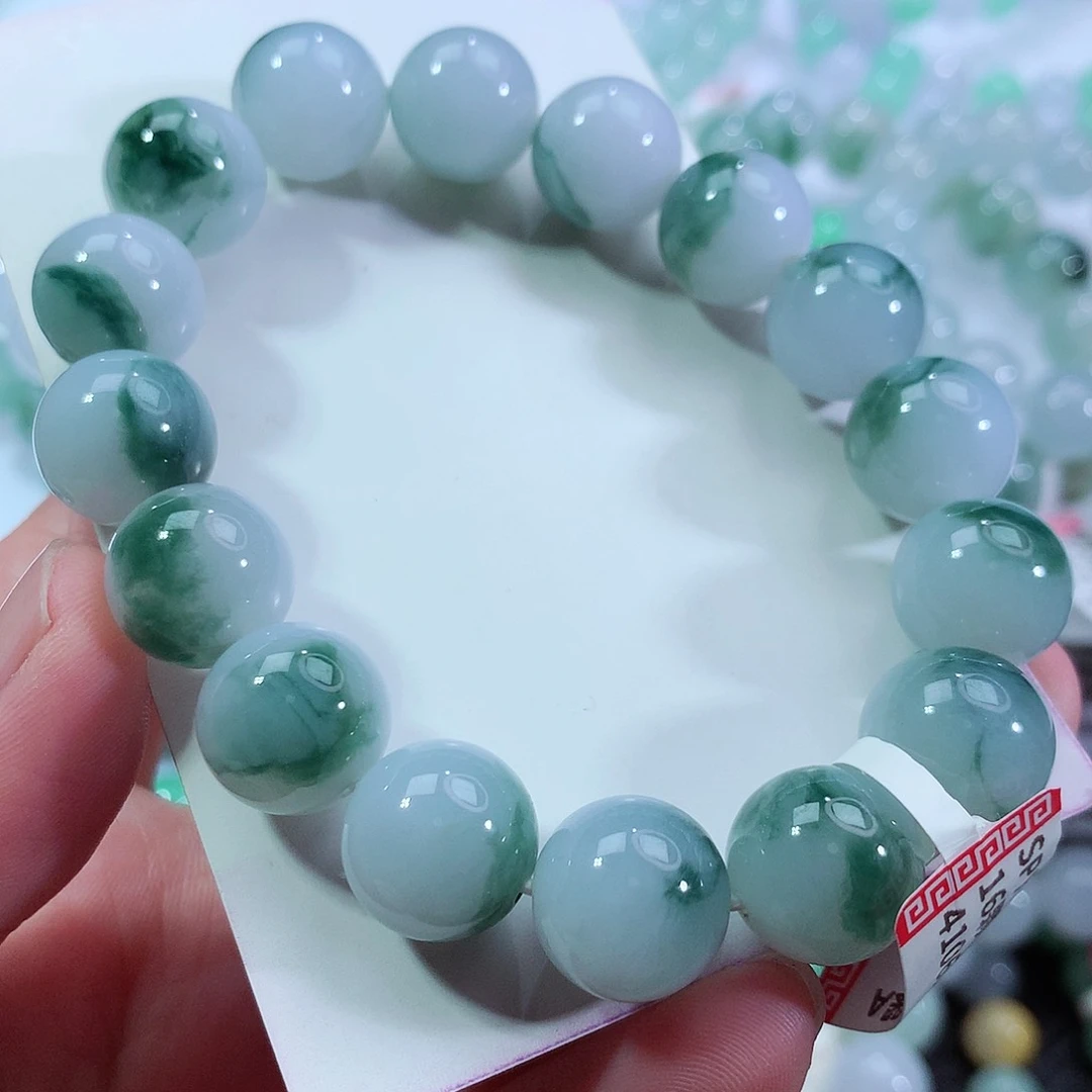 翡翠手链未镶嵌卡13