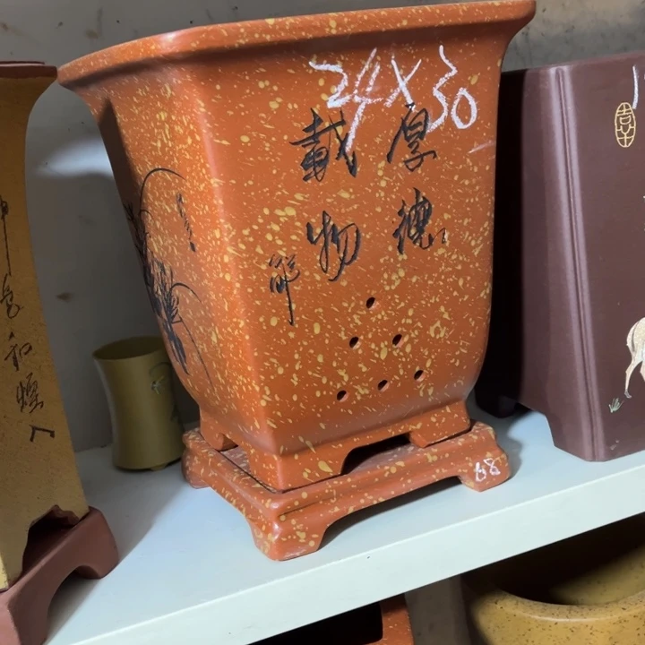 紫砂花盆紫砂花盆
