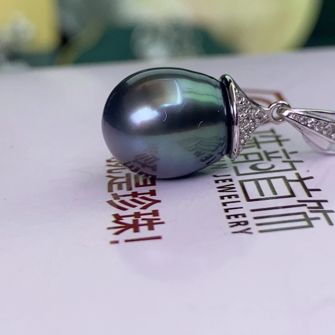 颈饰银S925镶嵌海水珍珠