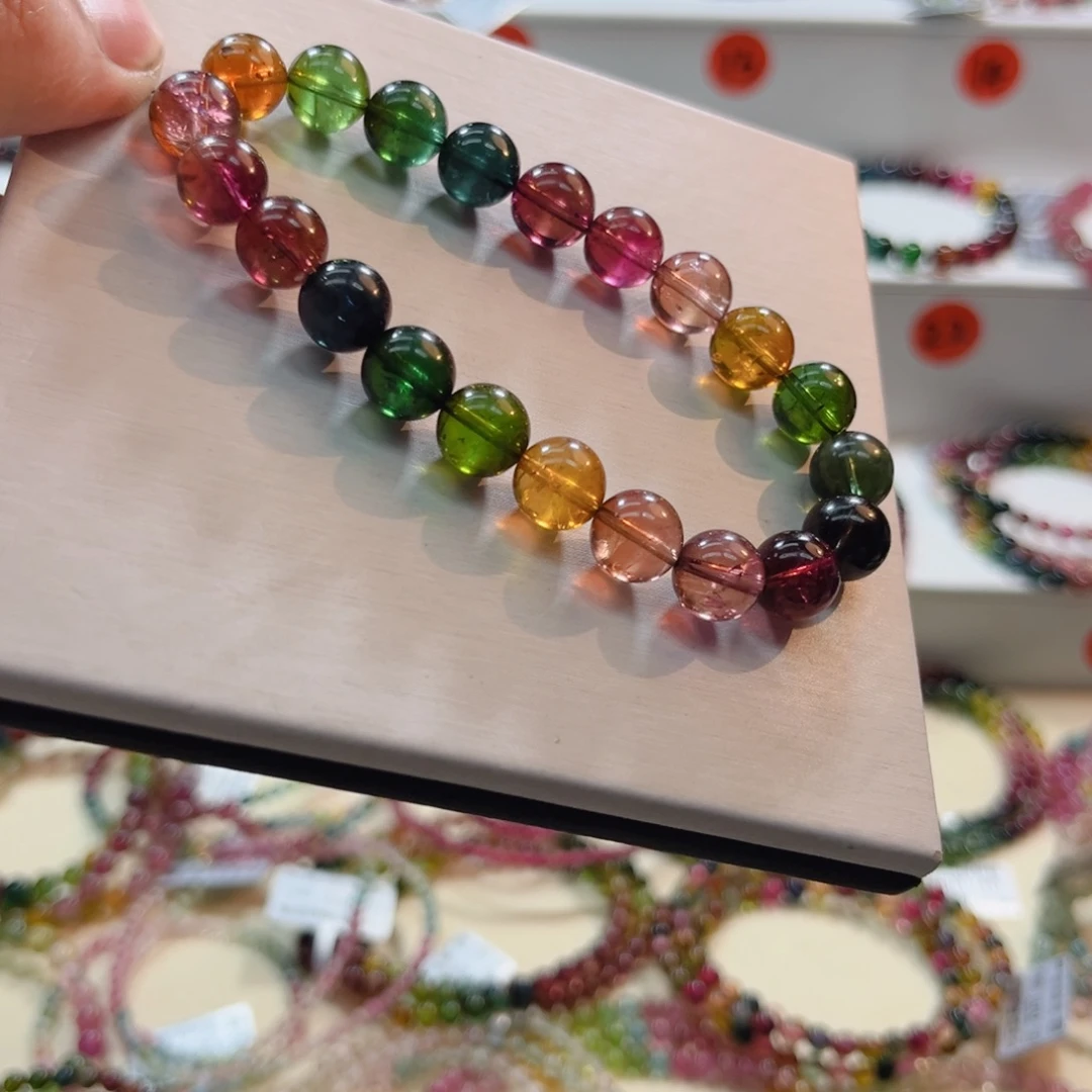 碧玺未镶嵌手链碧玺