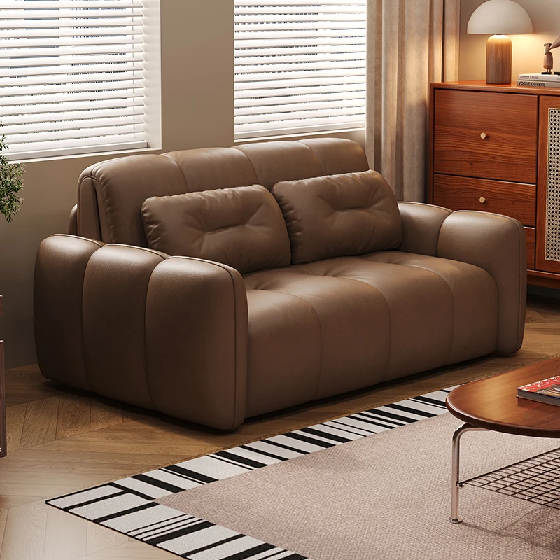 智能电动沙发床可折叠小户型2025奶油风客厅卧室两用多功能沙发床