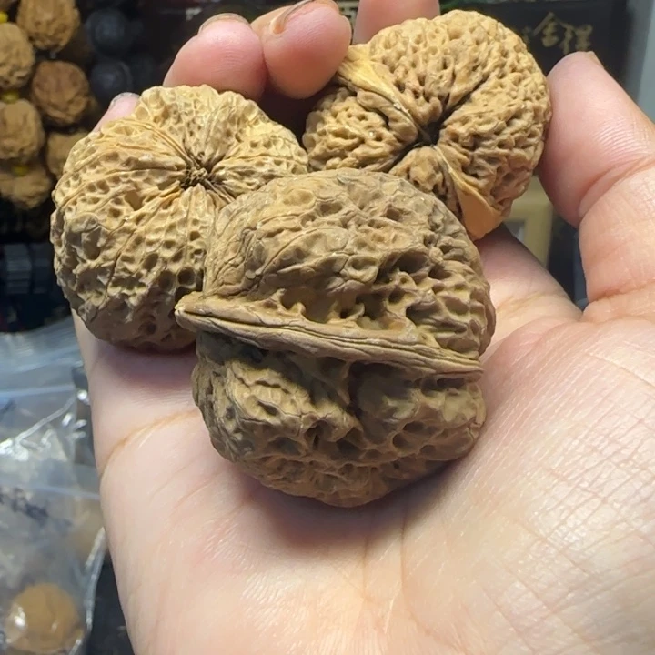 一***猫吊坠文玩核桃三个单只