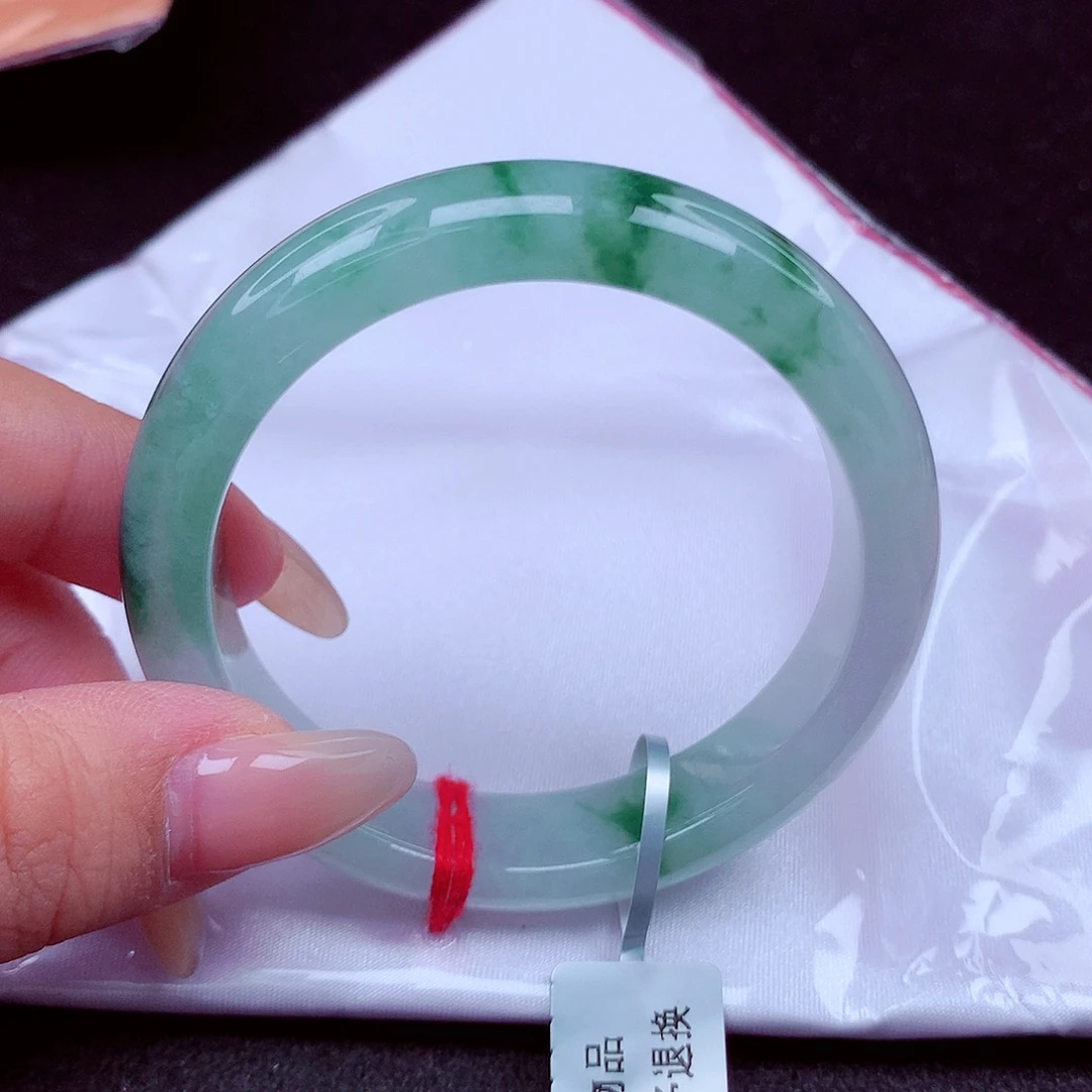 翡翠未镶嵌手镯天然缅甸翡翠A货玉手镯