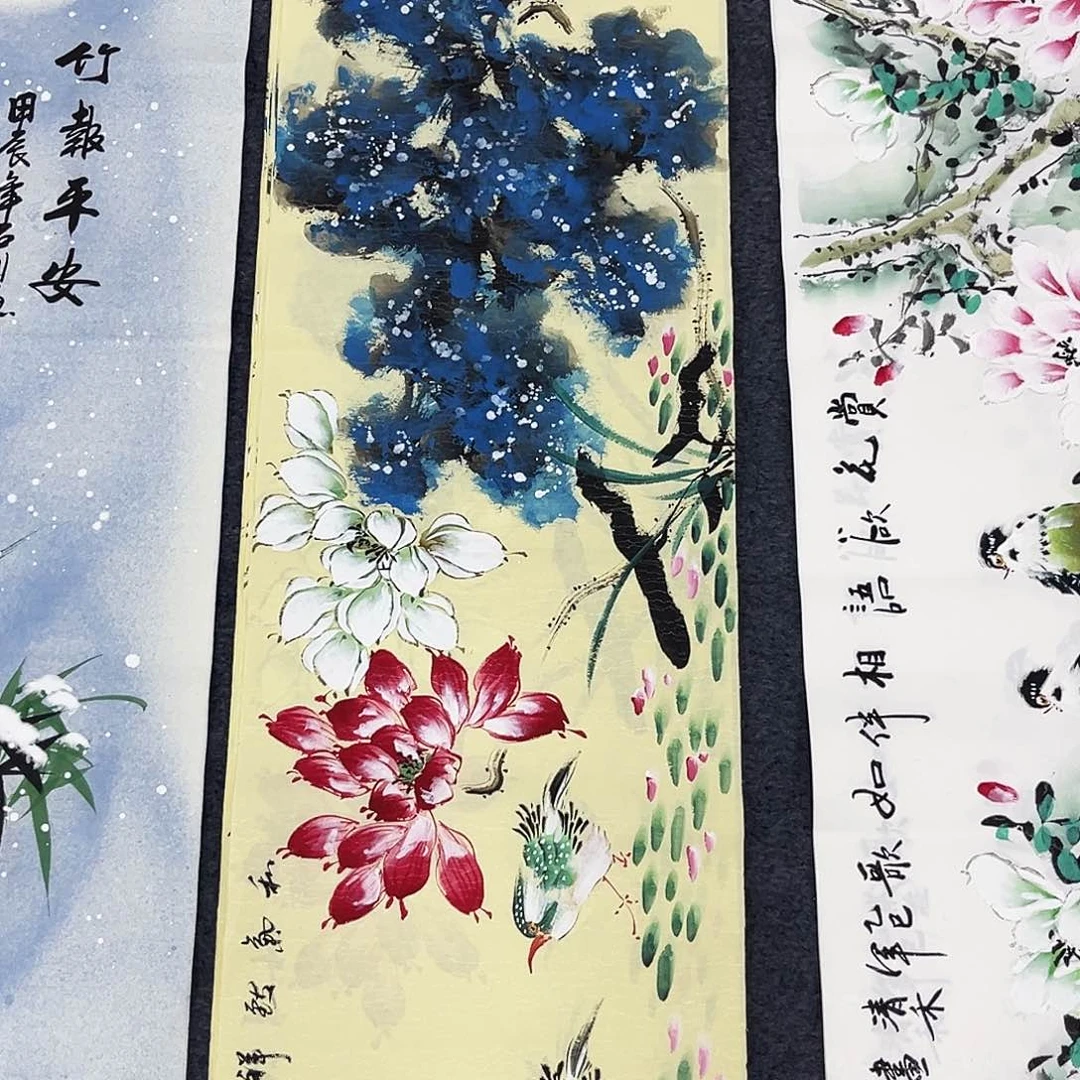花鸟国画作品手绘