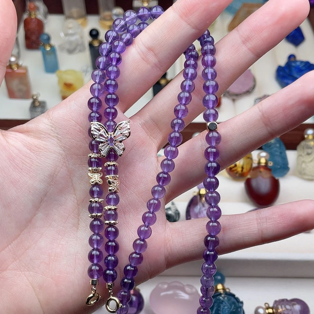 水晶颈饰未镶嵌柳*呀天然水晶吊坠913