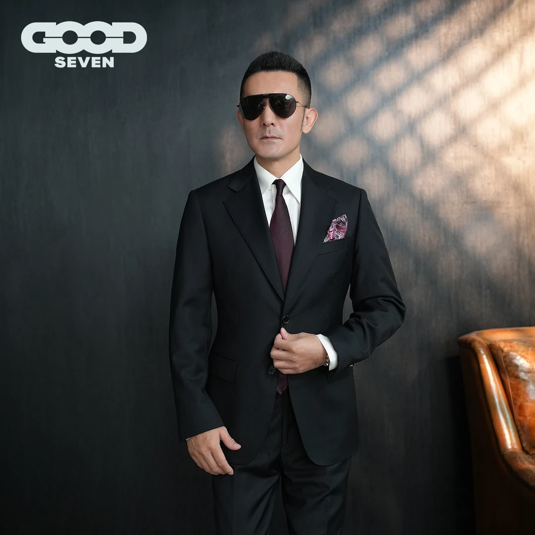 【洺瑞哥】GOOD SEVEN黑色西服套装商务休闲G7-197682-1-211001-1
