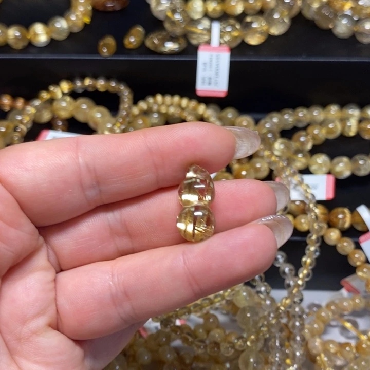 未镶嵌手链水晶?*涛天然钛晶