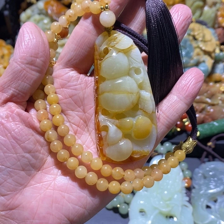 岫玉岫玉吊坠未镶嵌