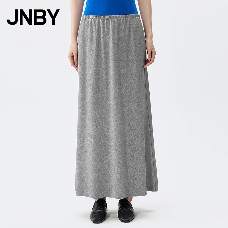 【商场同款】JNBY/江南布衣25夏新品半身裙女A型宽松5P6D14810