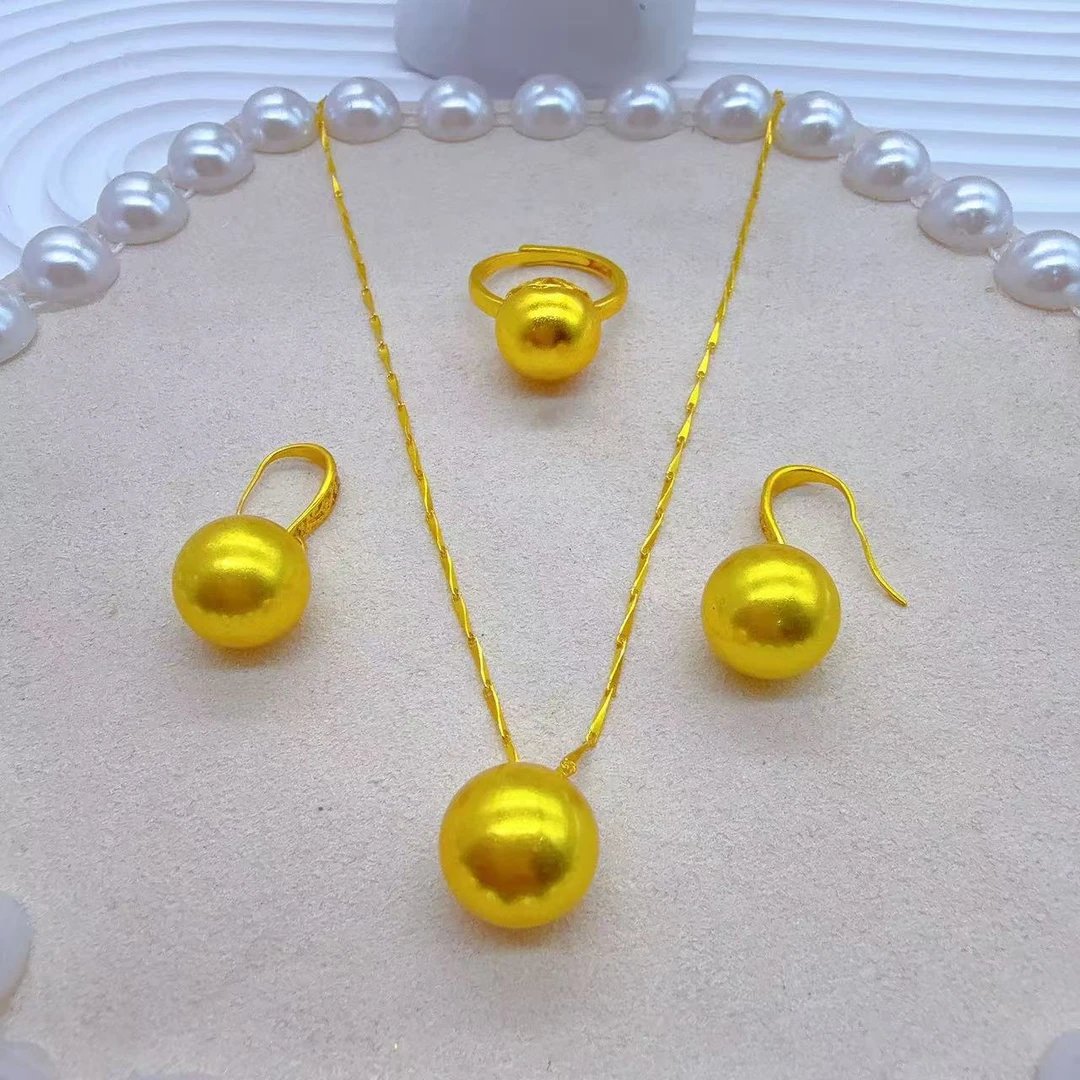 铜合金项链 铜合金精美三件套GILAS时尚手工手工百搭古法