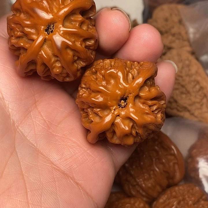 文玩核桃把件苹果40