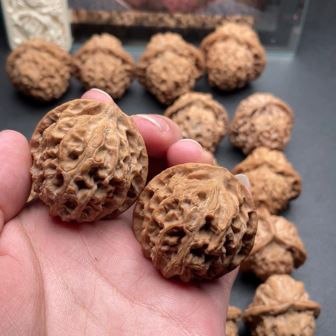 吊坠文玩核桃三角桩型苹果园