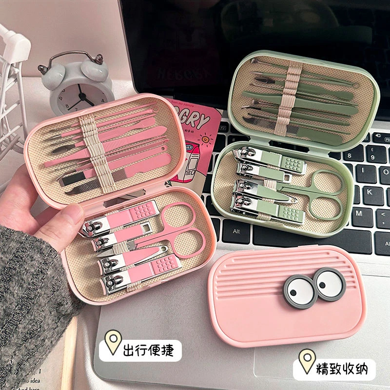 可爱指甲刀套装女学生指甲剪学生指甲钳卡通儿童大号美甲工具全套