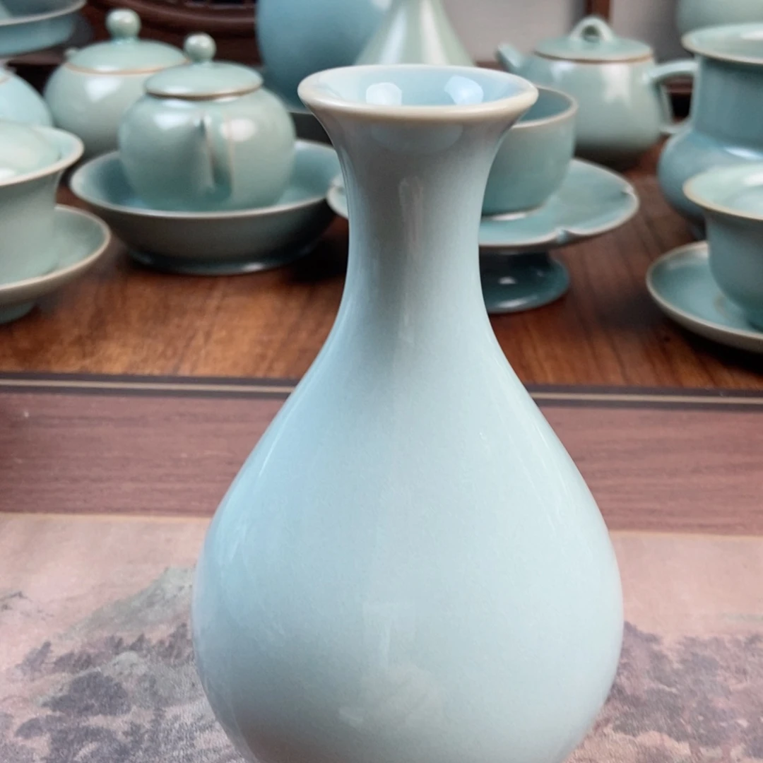 摆件原产地原矿汝瓷～茶器