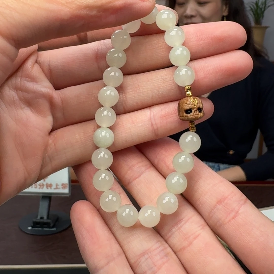 和田玉未镶嵌颈饰928仙女