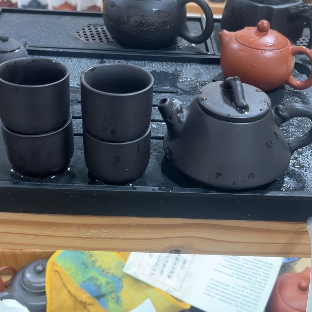 茶壶紫砂一壶4杯123