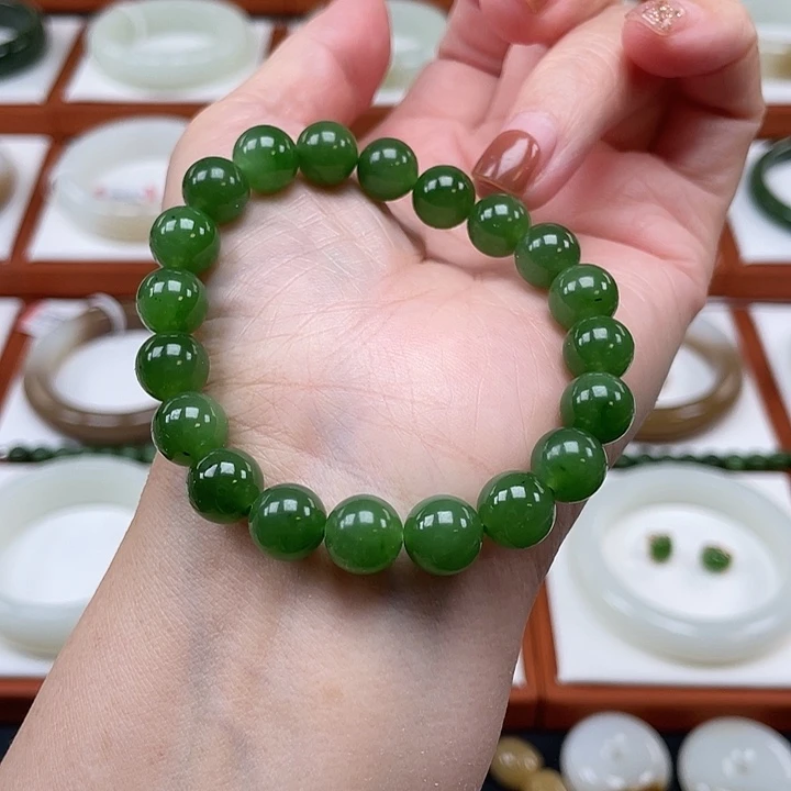 和田玉（碧玉）未镶嵌手串