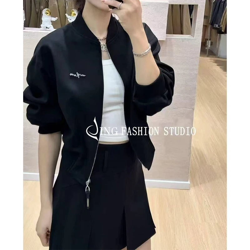 《茅台外套》秋冬新款2517时尚休闲夹克外套女装棒球服气质百搭上衣