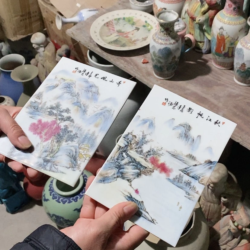 【闪购商品】瓷片拉****仙景德镇现代工艺品