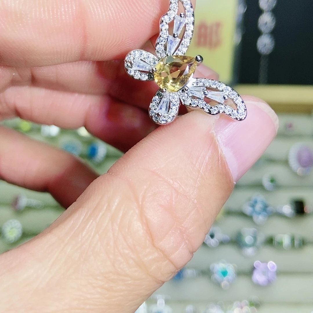 【闪购商品】未镶嵌戒指黄晶