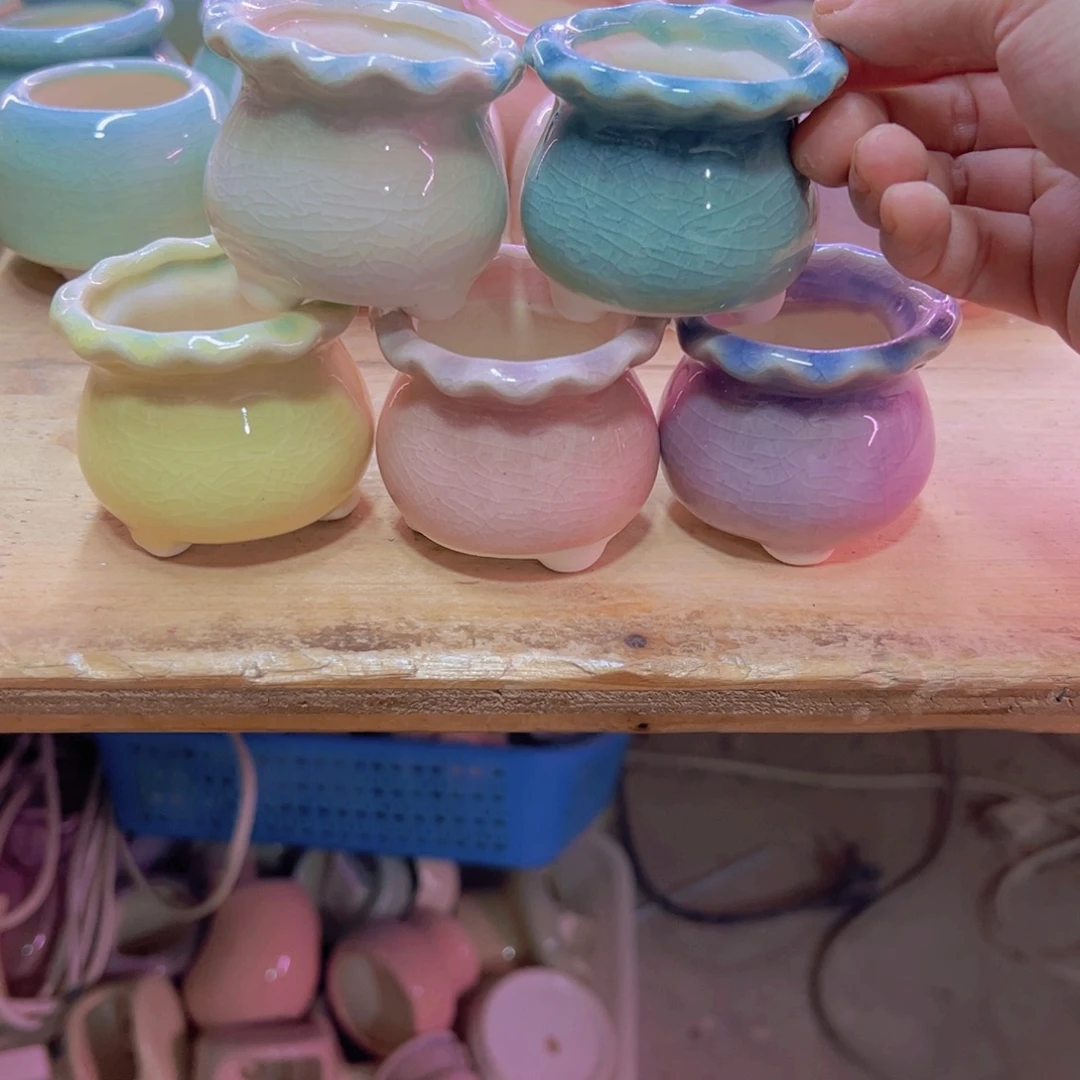 陶瓷花盆当场凑满12包邮