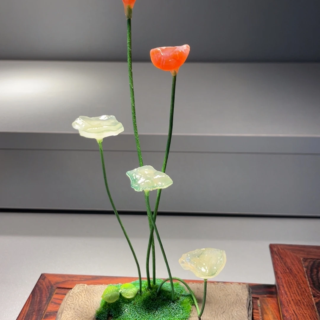 石材阿拉善荷花小品组合