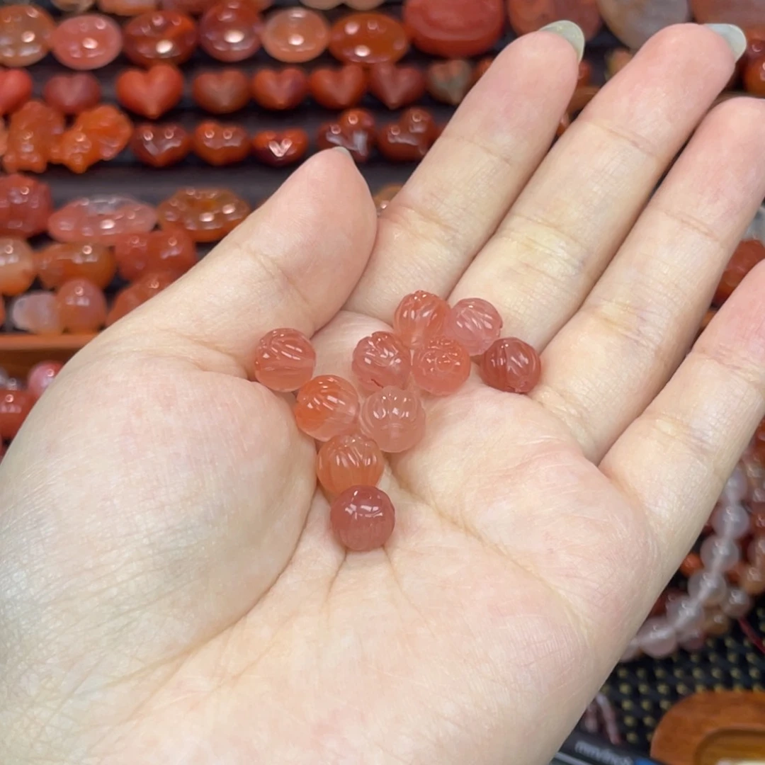 未镶嵌配饰南红玛瑙莲花珠组合