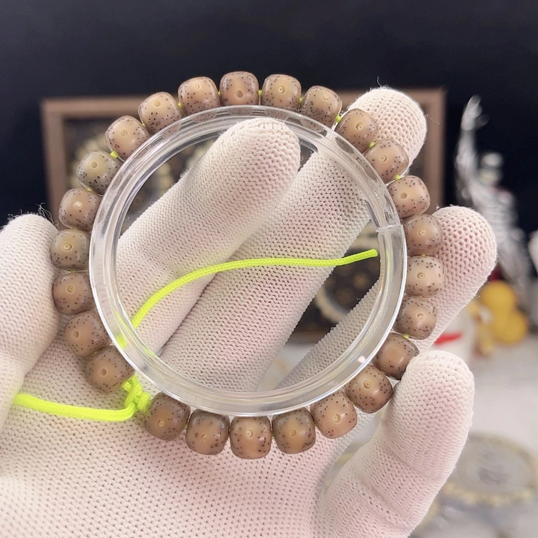 手串星月菩提421 号.  星月菩提.  一物一图.