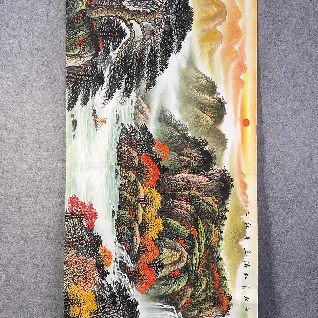 国画992 花鸟在此鸣叫时还要一