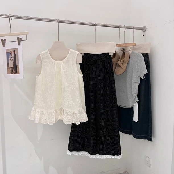 slx@ 25128 刺绣背心小衫