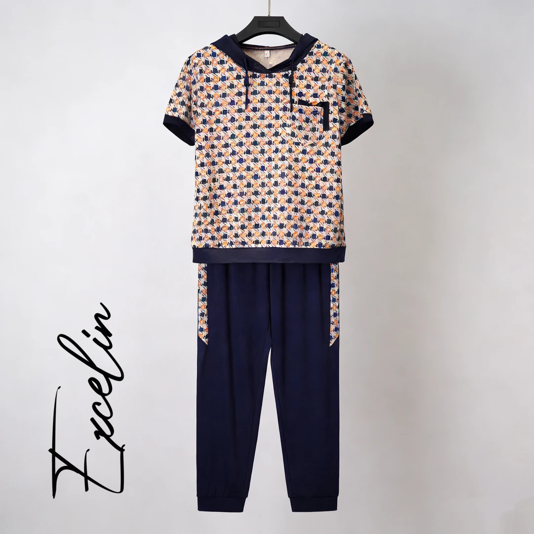 反季套装清仓[闪电连续G套装]休闲减龄外套长裤洋气女士套装