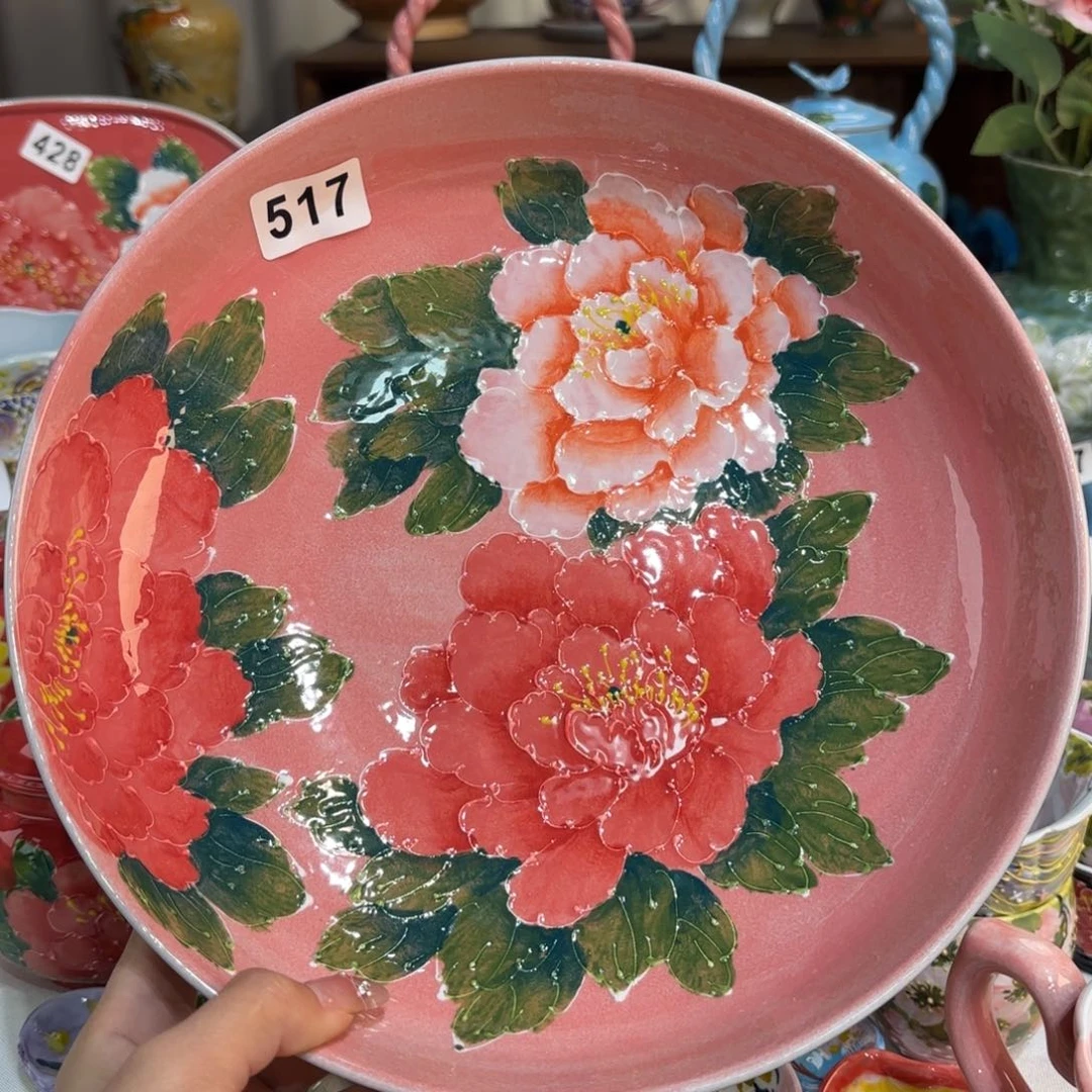 景德镇手绘高温釉下彩陶瓷茶具