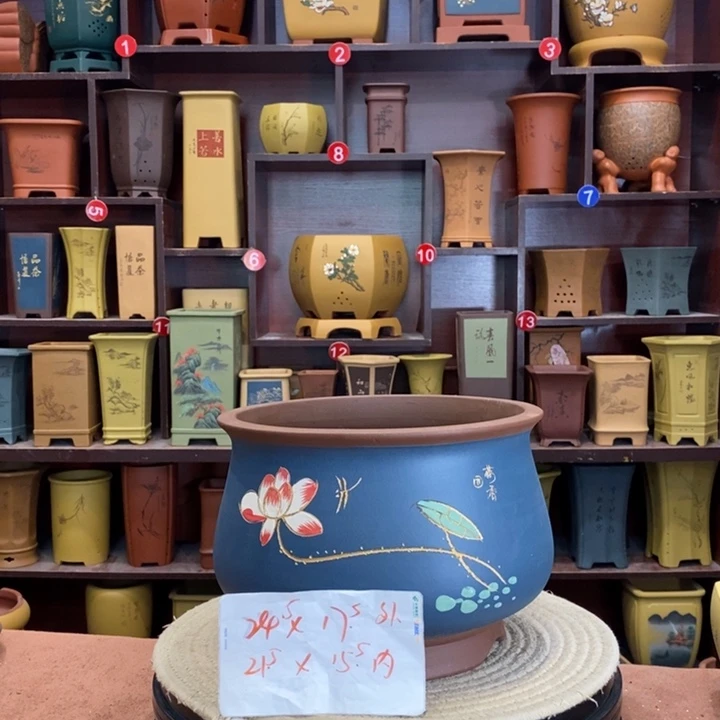 紫砂花盆紫砂花盆