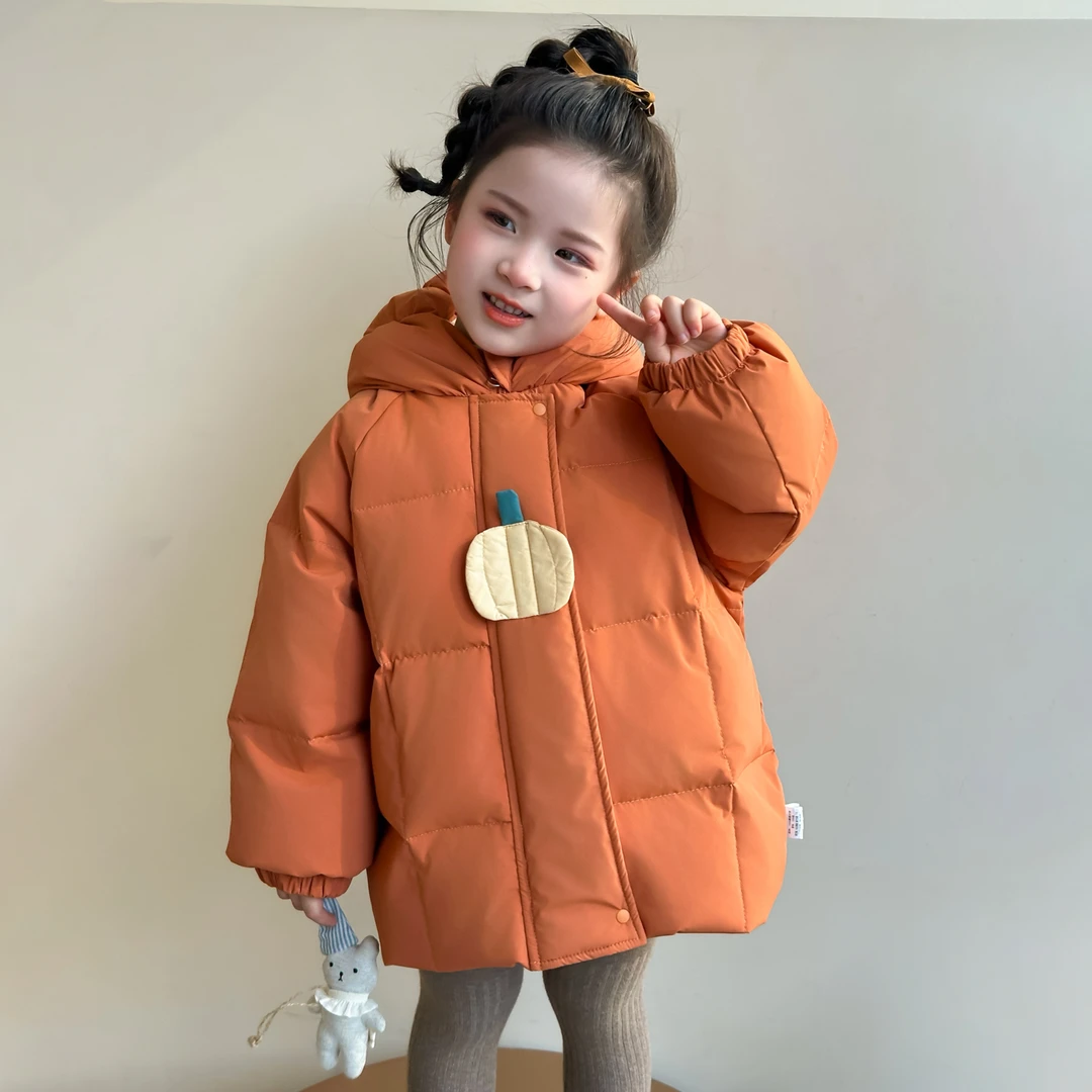 女童棉服冬季2025新款儿童洋气宝宝棉袄加绒加厚时髦冬装棉衣外套