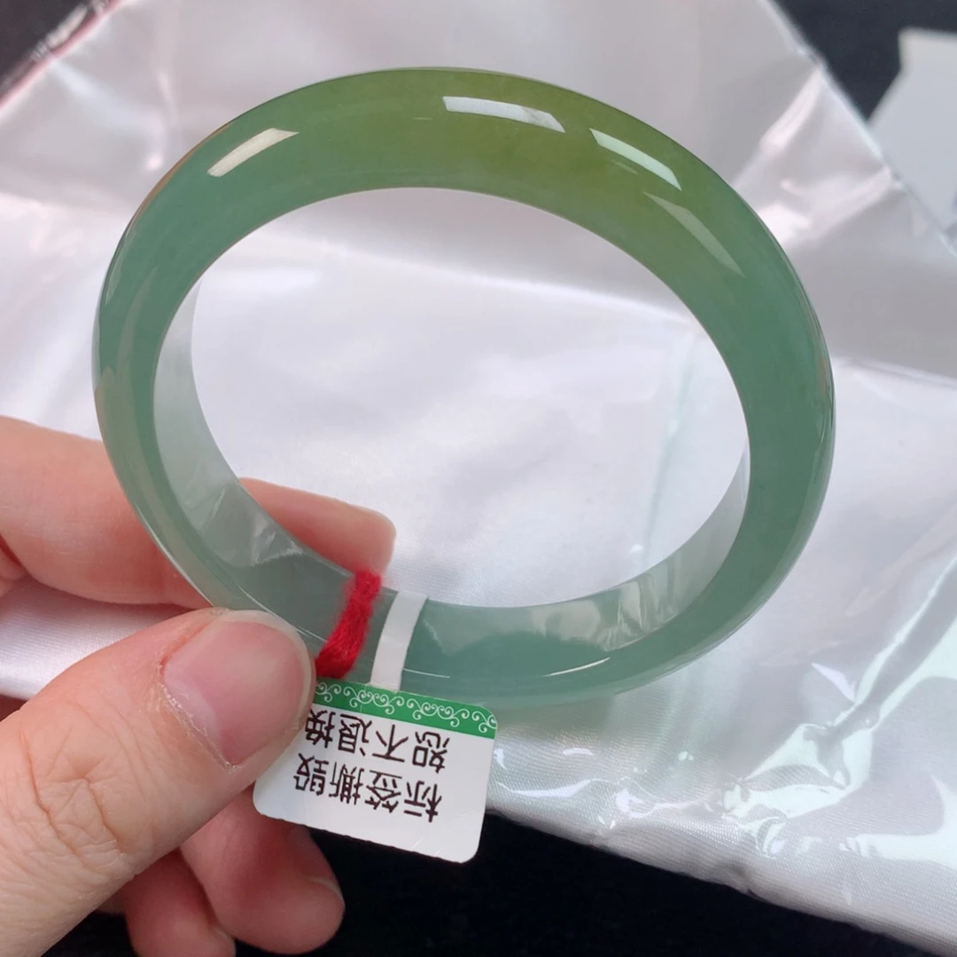 未镶嵌手镯翡翠缅甸天然翡翠手镯5354