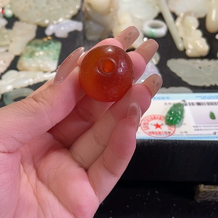 *****玛瑙/玉髓颈饰合金挂件