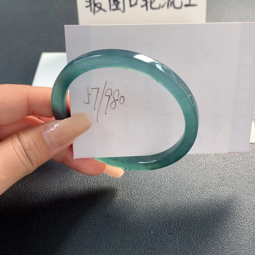 翡翠未镶嵌手镯天然翡翠